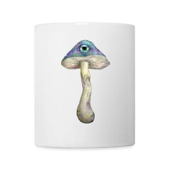 One Eyed Rainbow Mushroom - Mug - white - Front
