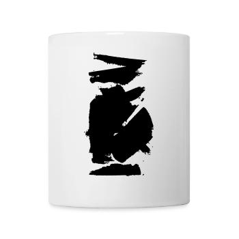 Goutte d’essuie-glace de peinture - Mug blanc - blanc - Devant