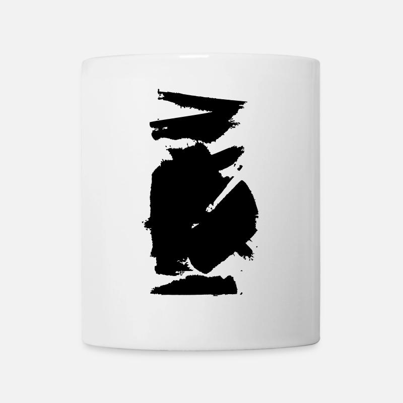 Goutte d’essuie-glace de peinture - Mug blanc - blanc