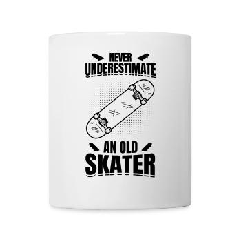 Papy patineur - Mug blanc - blanc - Devant