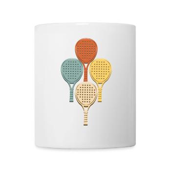 Raquette de padel Tennis Sport I Cadeau - Mug blanc - blanc - Devant