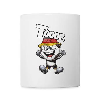 Tooor Ballheld mit Hut Cartoon - Tasse - Weiß - Vorne