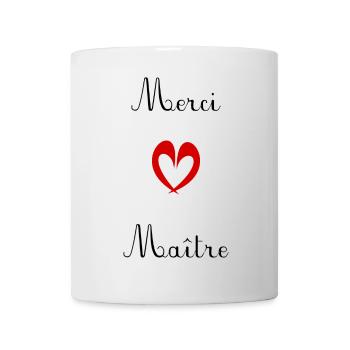 MASTER. MASTER. THANK YOU. THANK YOU, MASTER. MASTER - Mug - white - Front