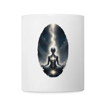 Light Chakra Meditation Energetic Flow - Mug - white - Front