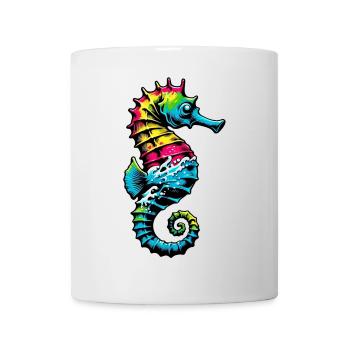 Hippocampe - Mug blanc - blanc - Devant