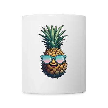 Pineapple Pineapple Cool Sunglasses Gift - Mug - white - Front