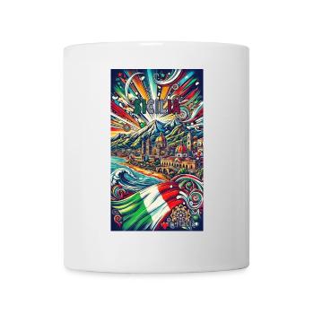 Sizilien Italien Reisen Design - Tasse - Weiß - Vorne