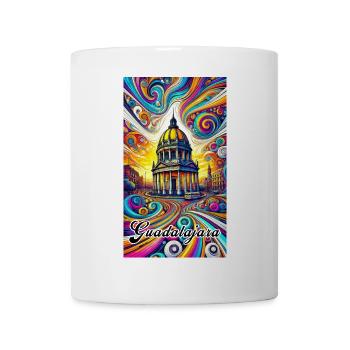 Guadalajara Mexiko Kathedrale Design - Tasse - Weiß - Vorne