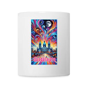 Guadalajara Mexiko Farbenfrohes Design - Tasse - Weiß - Vorne