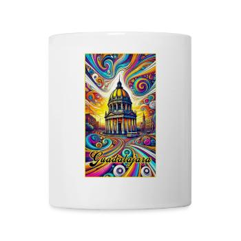 Guadalajara Mexiko Kathedrale Design - Tasse - Weiß - Vorne
