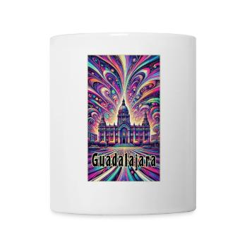 Guadalajara Mexiko Kunst Design - Tasse - Weiß - Vorne