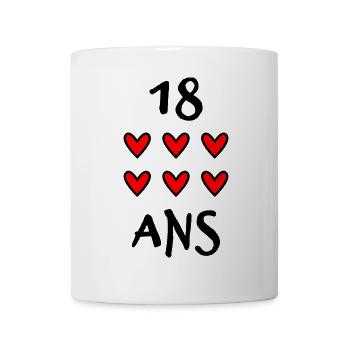 ANNIVERSARY. HAPPY BIRTHDAY. HAPPY BIRTHDAY. - Mug - white - Front
