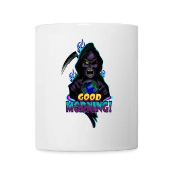 Neon Grim Reaper Good Morning - Mug - white - Front