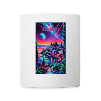Korfu Griechenland Städte Design - Tasse - Weiß - Vorne