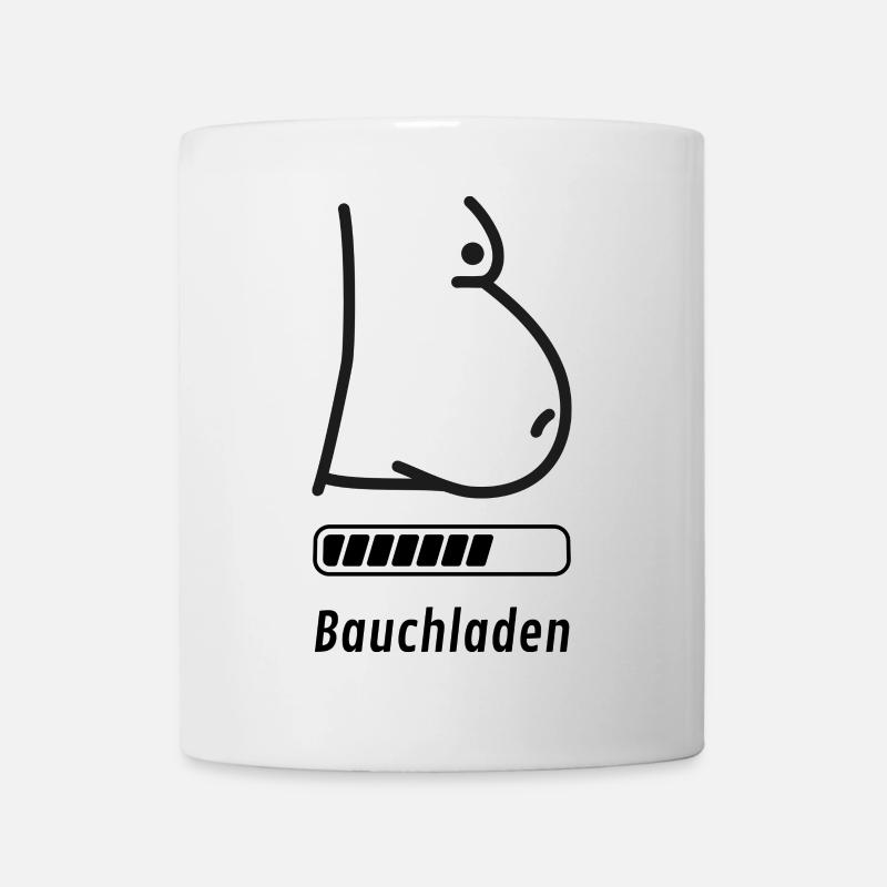 Bauchladen - Tasse - Weiß