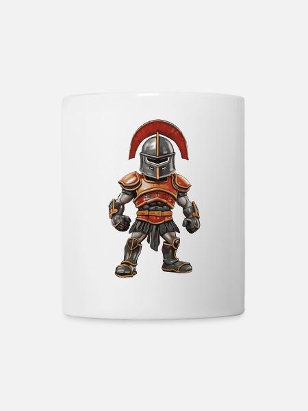 Spartaner Gladiator - Tasse - Weiß