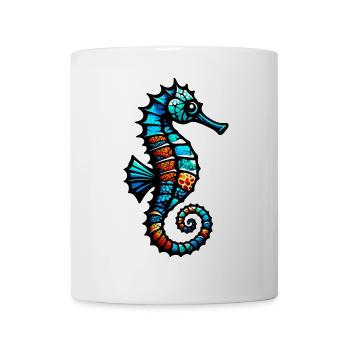 Hippocampe - Mug blanc - blanc - Devant