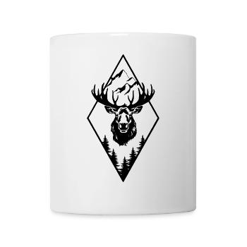 Elch - Tasse - Weiß - Vorne