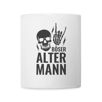 Böser alter Mann - Tasse - Weiß - Vorne
