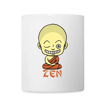 Yoga manga - Mug blanc - blanc - Devant