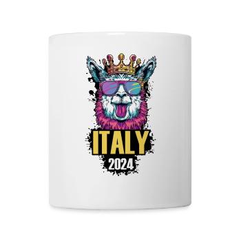 Italien 2024 Alpaka Party Urlaub - Tasse - Weiß - Vorne