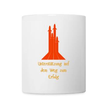 Support on the way to success - Mug - white - Front