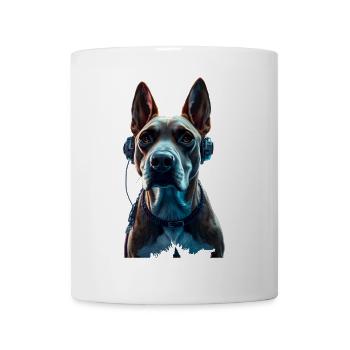 Doggo DJ - Mug - white - Front