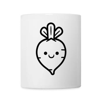Karotte - Tasse - Weiß - Vorne