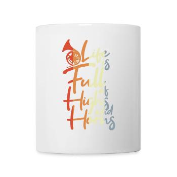 Life Is Full of Highs and Horns - Tasse - Weiß - Vorne
