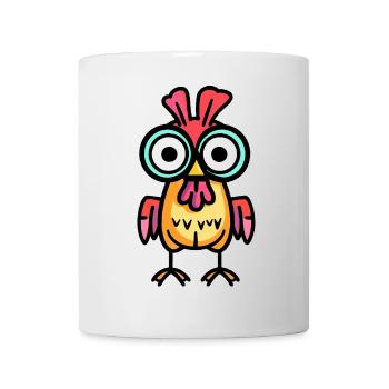 Huhn Halloween Comic Lustig - Tasse - Weiß - Vorne