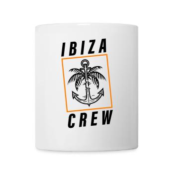 Ibiza Crew Anchor Palm Tree Holidays - Mug - white - Front