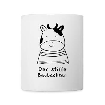 The silent observer - Mug - white - Front