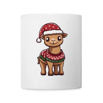 Noël à dos de chameau - Mug blanc - blanc - Devant