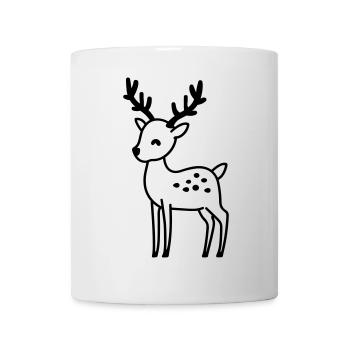 Christmas Reindeer - Mug - white - Front
