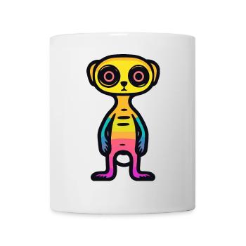 Suricate d’Halloween Animal - Mug blanc - blanc - Devant