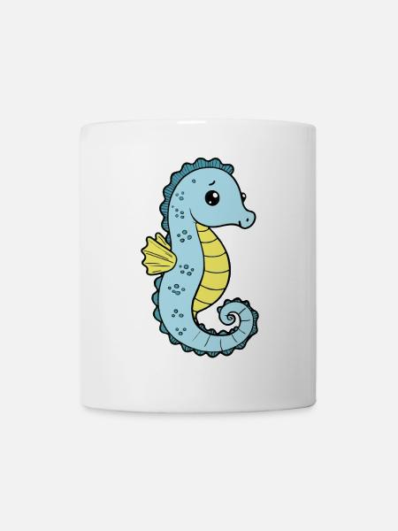 Seepferd Seepferdchen - Tasse - Weiß