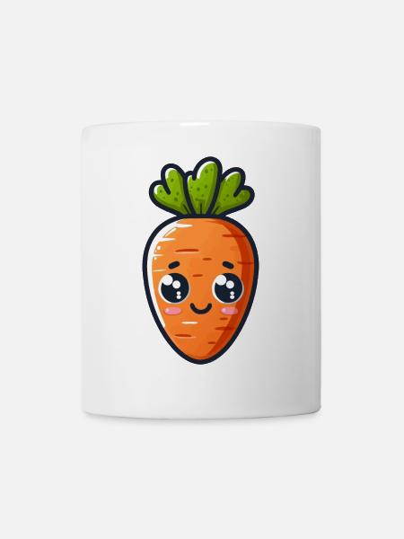 Süße Karotte - Tasse - Weiß