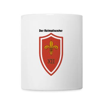 Fleur de Lis Schild XII Rot - Tasse - Weiß - Vorne