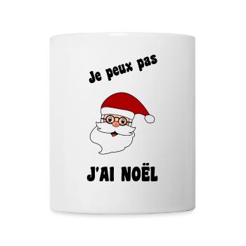 WEIHNACHTSMANN. WEIHNACHTEN. FROHE WEIHNACHTEN. ICH KANN NICHT - Tasse - Weiß - Vorne