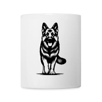 German Shepherd - Mug - white - Front