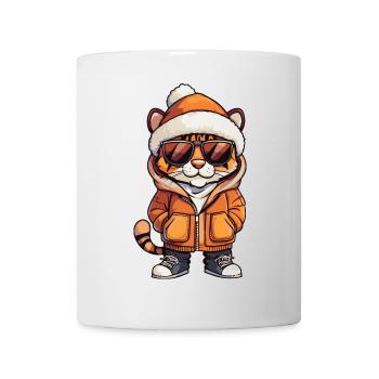Tiger Winter - Tasse - Weiß - Vorne