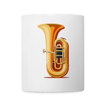 Tuba Graphic - Mug - white - Front