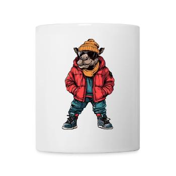 Mode d’hiver chameau - Mug blanc - blanc - Devant