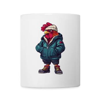 Coq Mode Hiver - Mug blanc - blanc - Devant