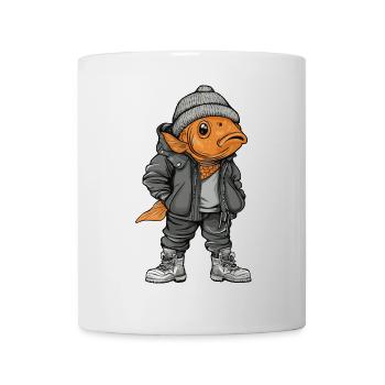 Goldfish Fashion Winter - Mug - white - Front