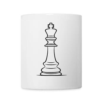 Chess Pieces Drawing - Mug - white - Front