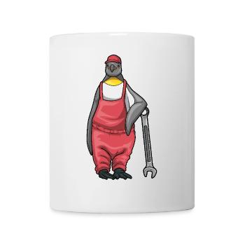 Atelier de clé mécanique Penguin - Mug blanc - blanc - Devant