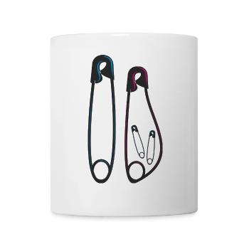 Pregnancy Announcement Gemini Baby Parents - Mug - white - Front