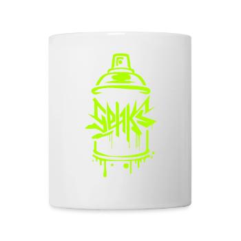 Bouteille verte Sehks - Mug blanc - blanc - Devant