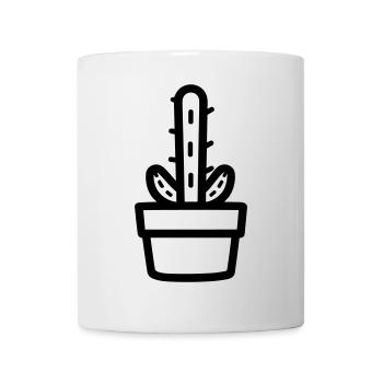 Kaktus - Tasse - Weiß - Vorne